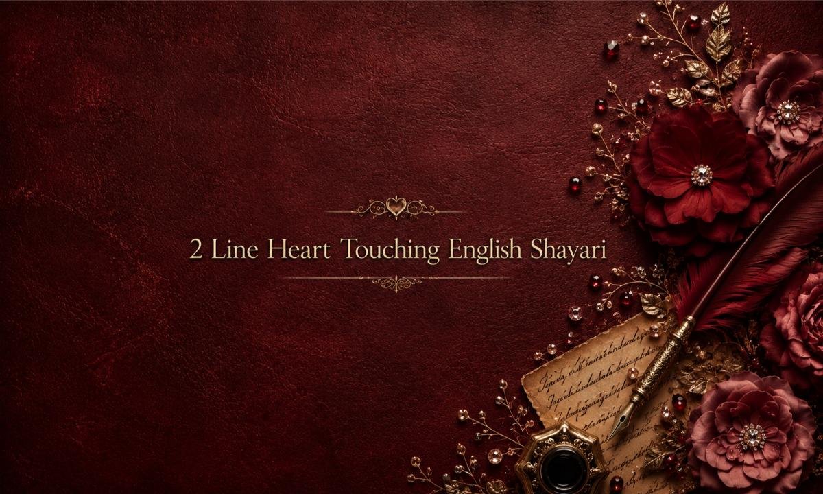 2 Line Heart Touching English Shayari