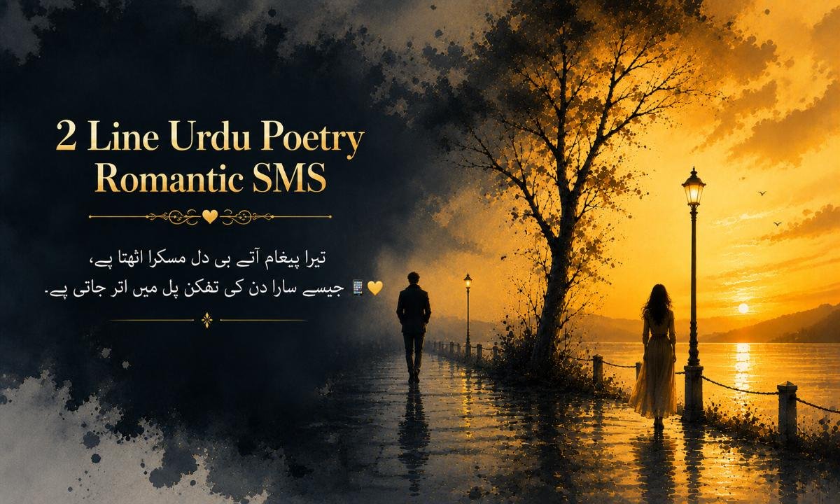 2 Line Urdu Poetry Romantic SMS