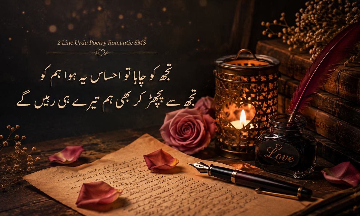2 Line Urdu Poetry Romantic SMS