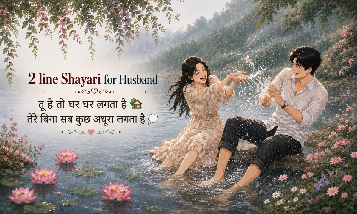 2 line Shayari for Husband
