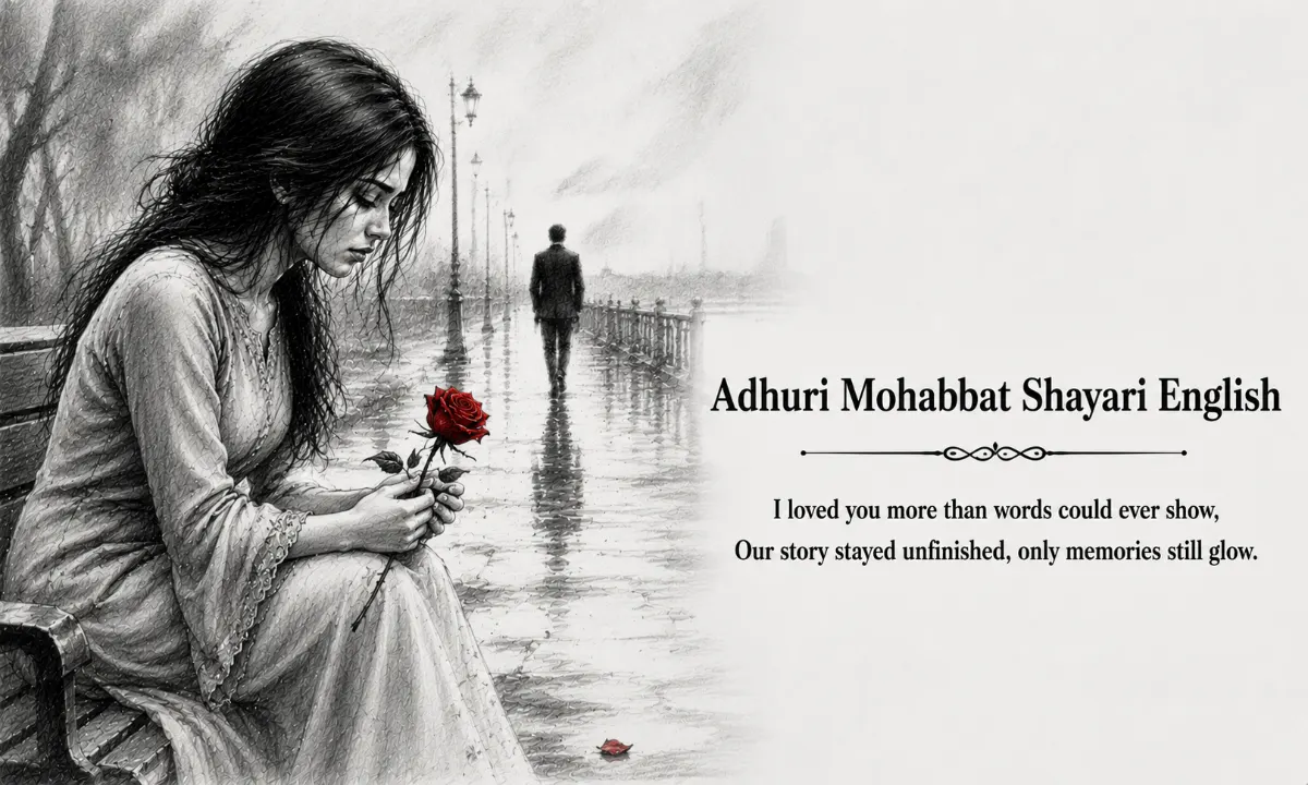 Adhuri Mohabbat Shayari English