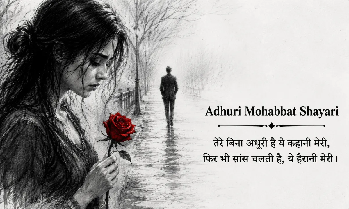 Adhuri Mohabbat Shayari