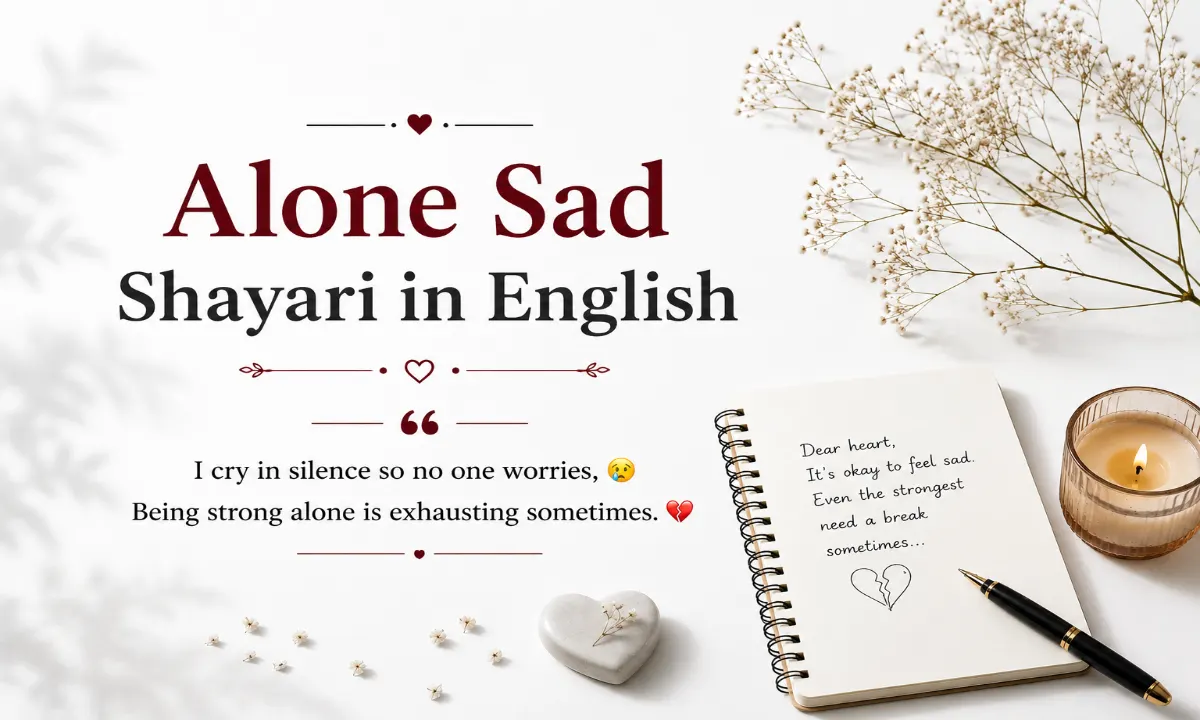 Alone Sad Shayari in English