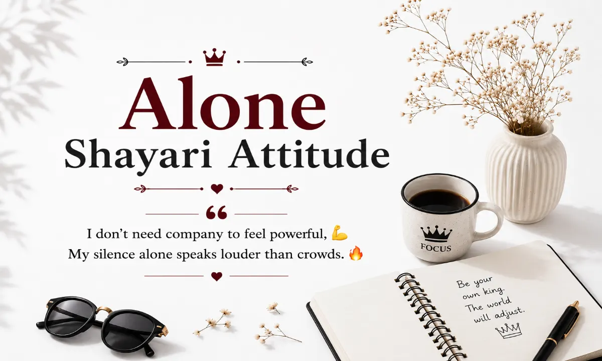 Alone Shayari Attitude