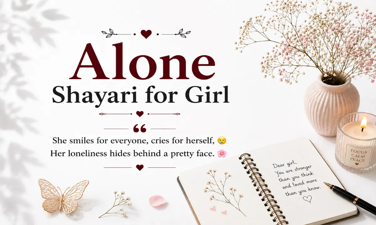 Alone Shayari for Girl