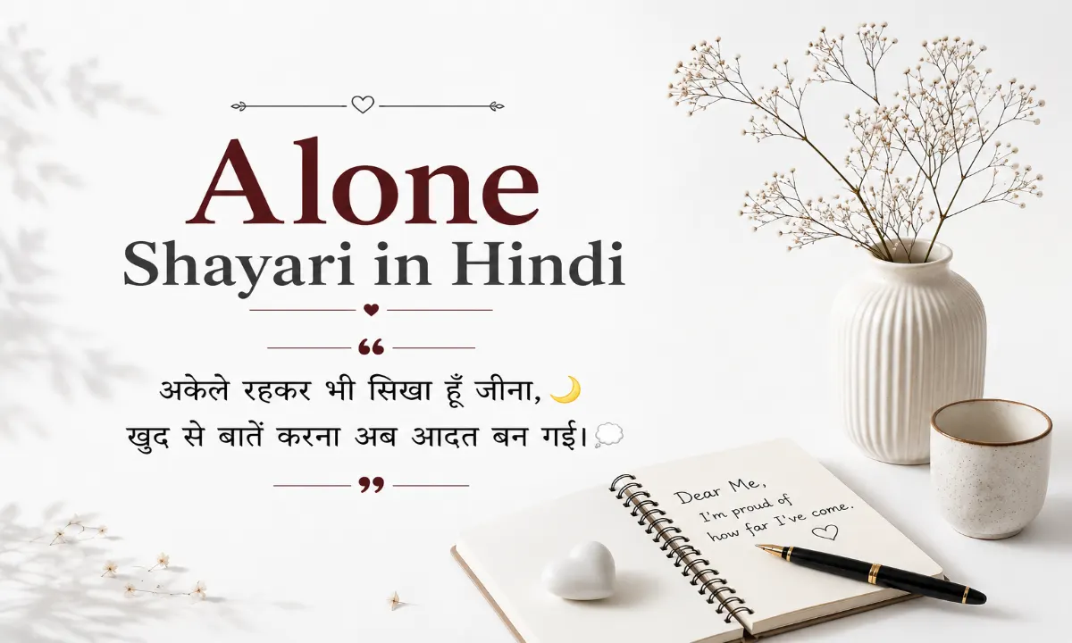 Alone Shayari in Hindi