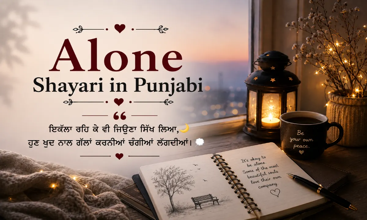 Alone Shayari in Punjabi