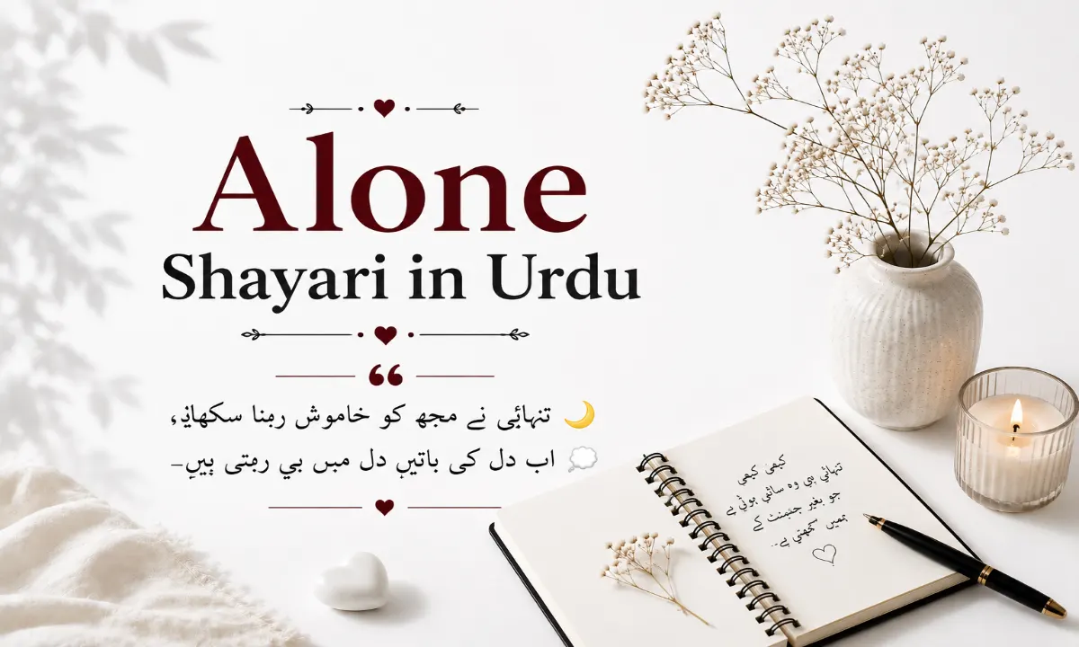 Alone Shayari in Urdu