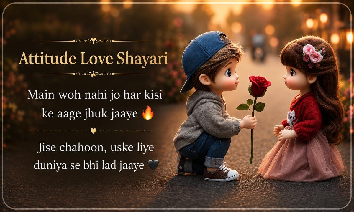 Attitude Love Shayari
