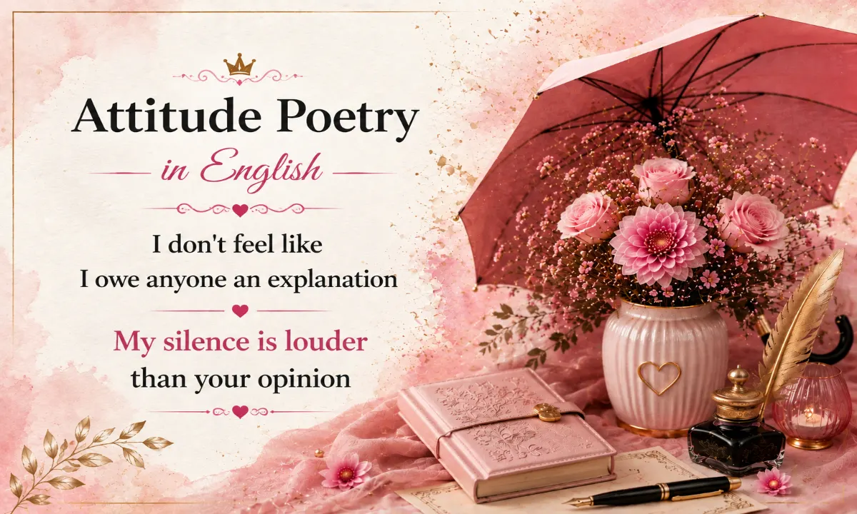 Attitude Poetry in English