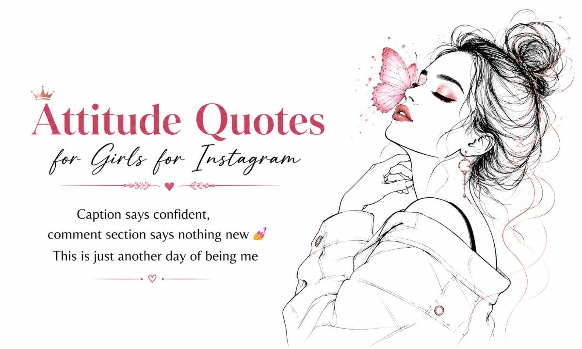 Attitude Quotes for Girls for Instagram