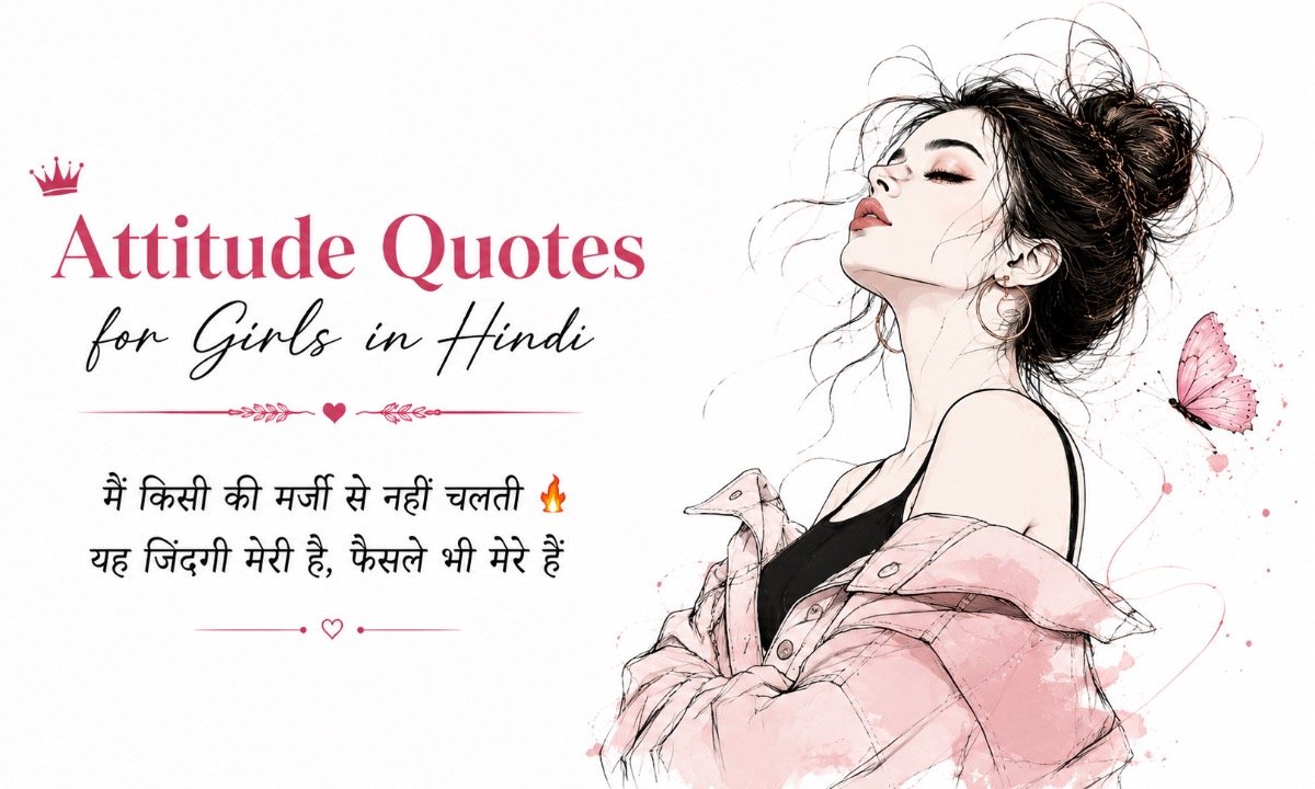Attitude Quotes for Girls in Hindi