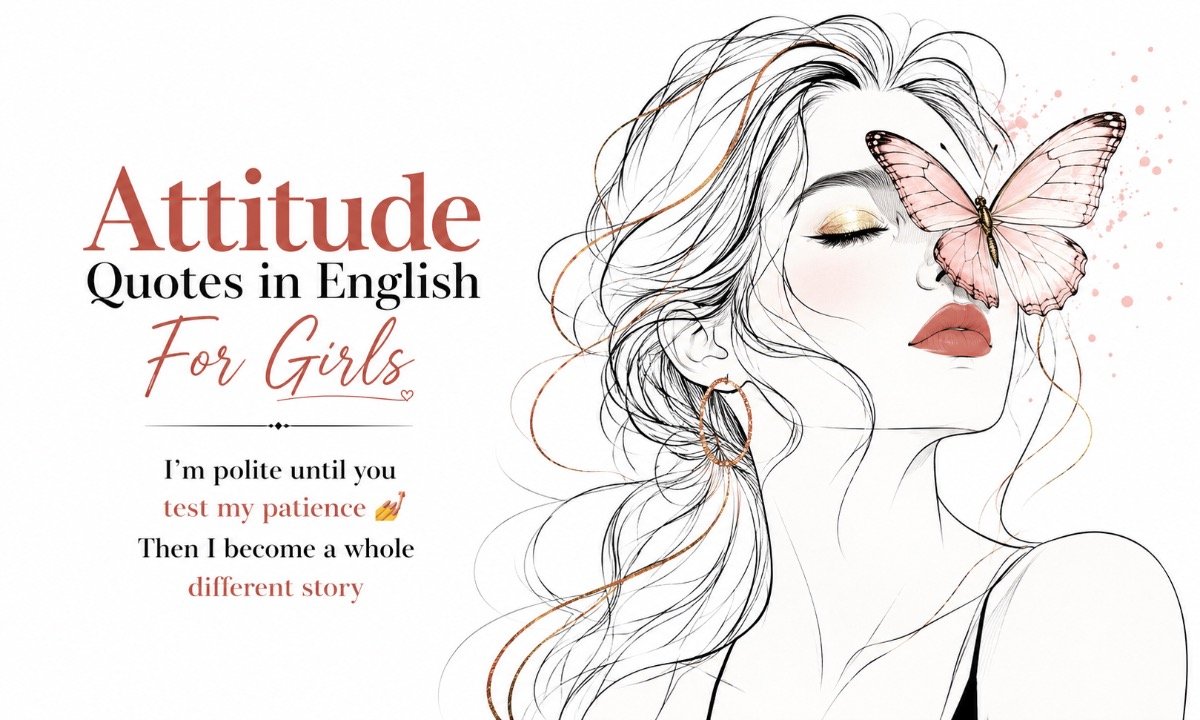 Attitude Quotes in English For Girl