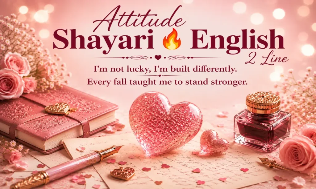 Attitude Shayari English 2 Line