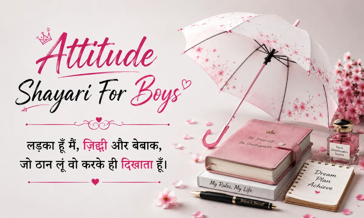 Attitude Shayari For Boys