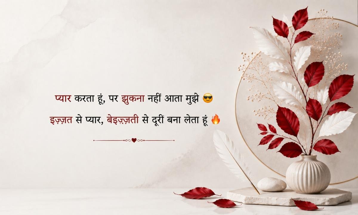 Attitude Shayari Love एटीट्यूड शायरी Love