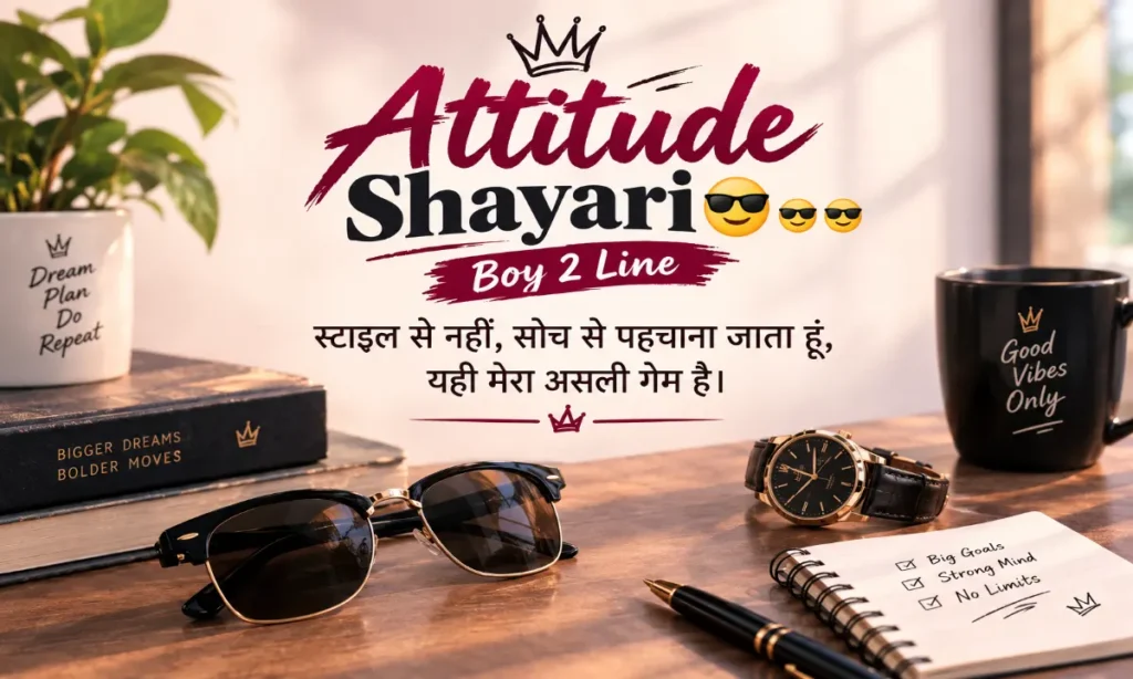 Attitude Shayari😎😎😎 Boy 2 Line