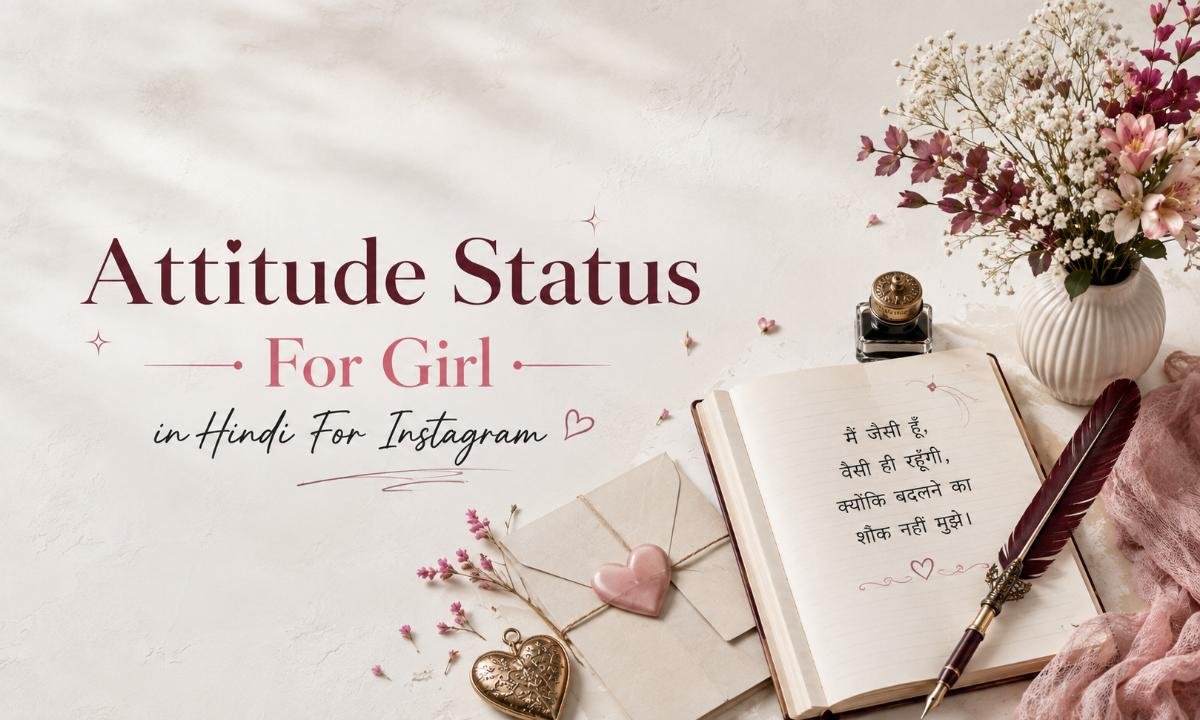 Attitude Status For Girl in Hindi For Instagram