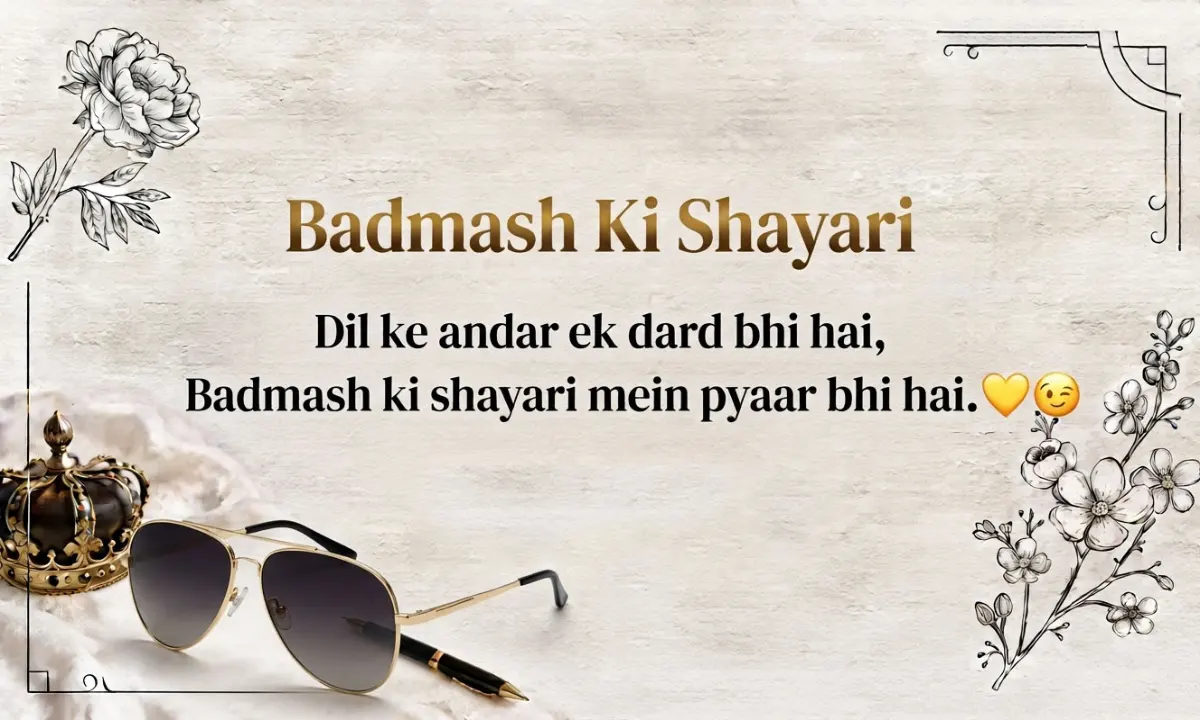Badmash Ki Shayari