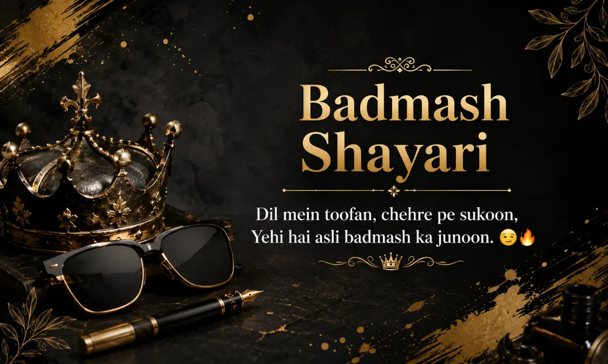 Badmash Shayari