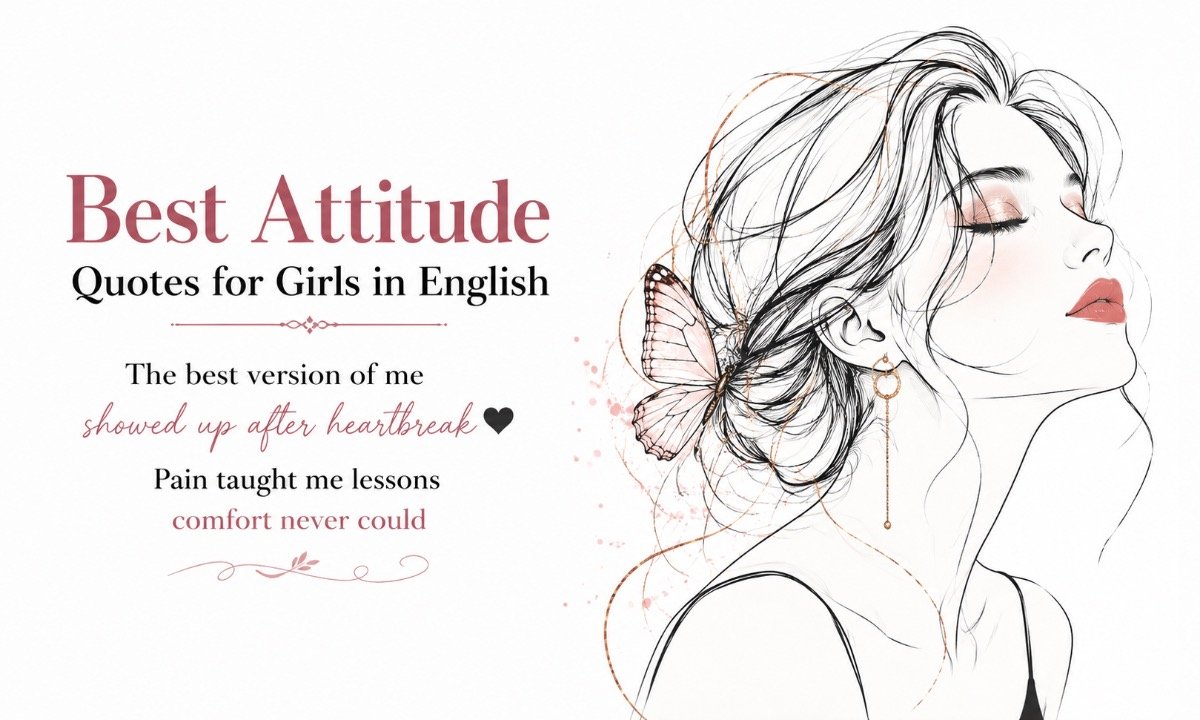 Best Attitude Quotes for Girls in English