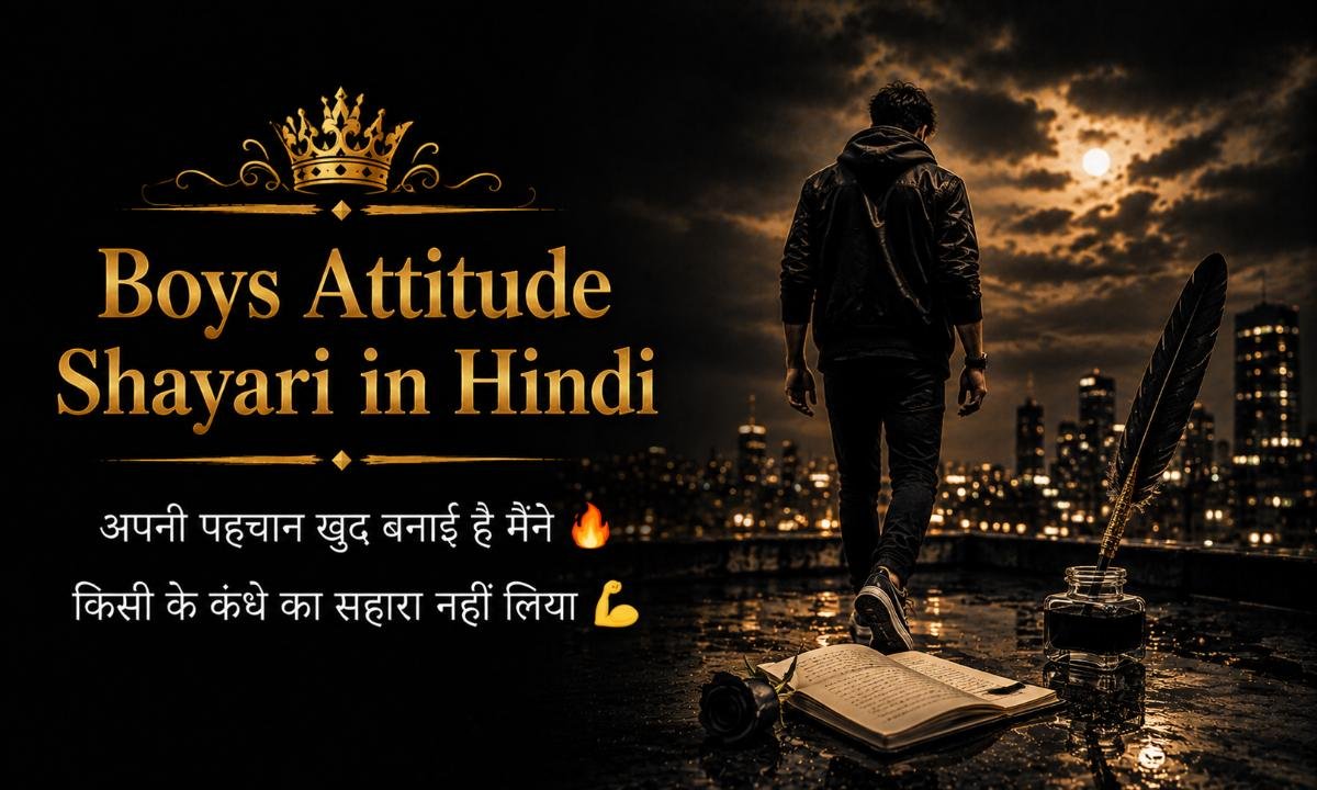 Boys Attitude Shayari in Hindi