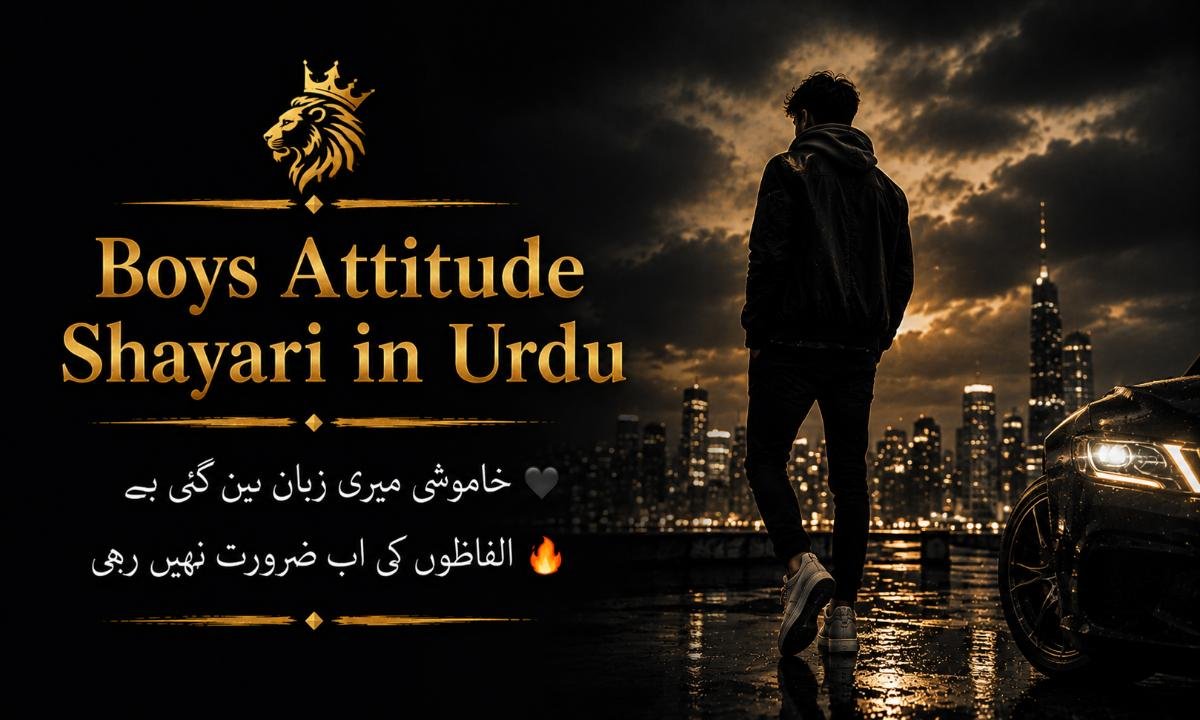 Boys Attitude Shayari in Urdu