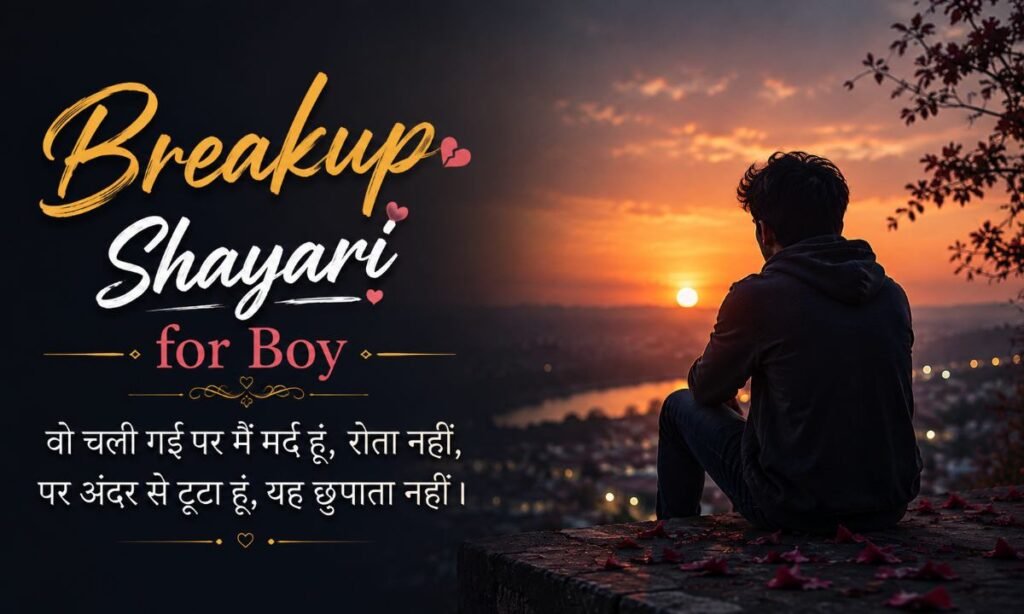 Breakup Shayari for Boy