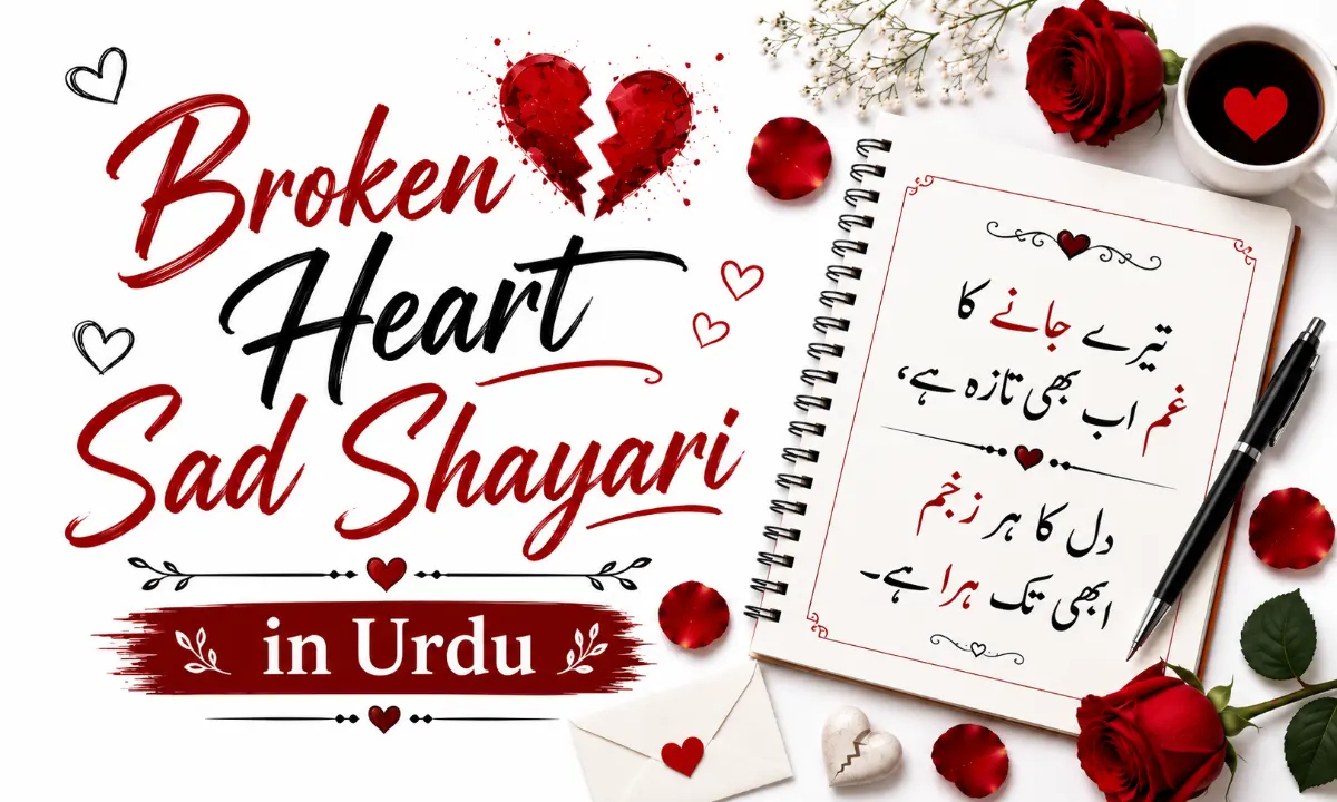 Broken Heart Sad Shayari in Urdu