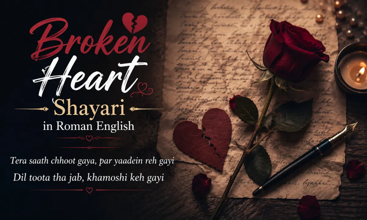 Broken Heart Shayari in Roman English