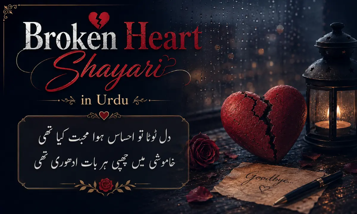 Broken Heart Shayari in Urdu