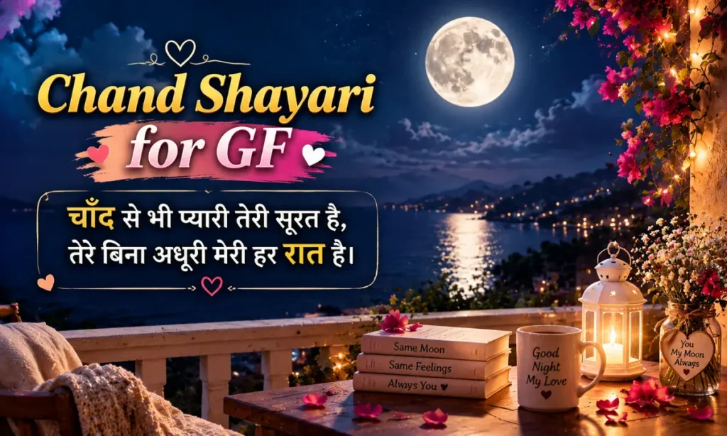 Chand Shayari for GF