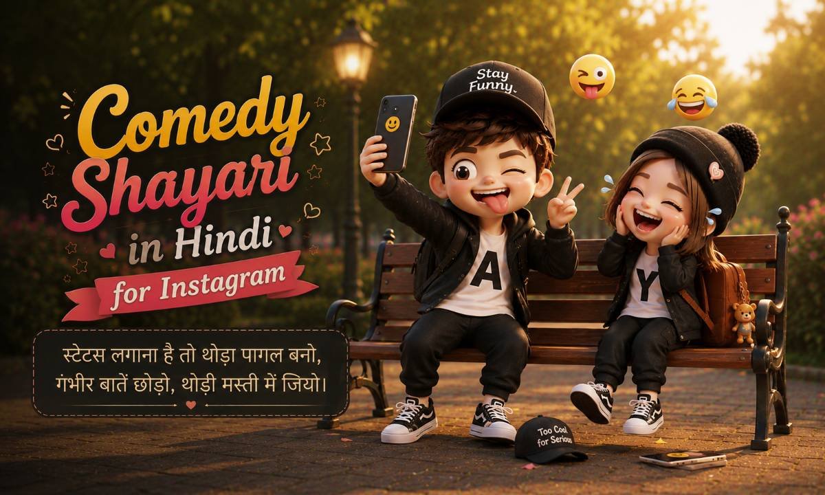 Comedy Shayari in Hindi for Instagram