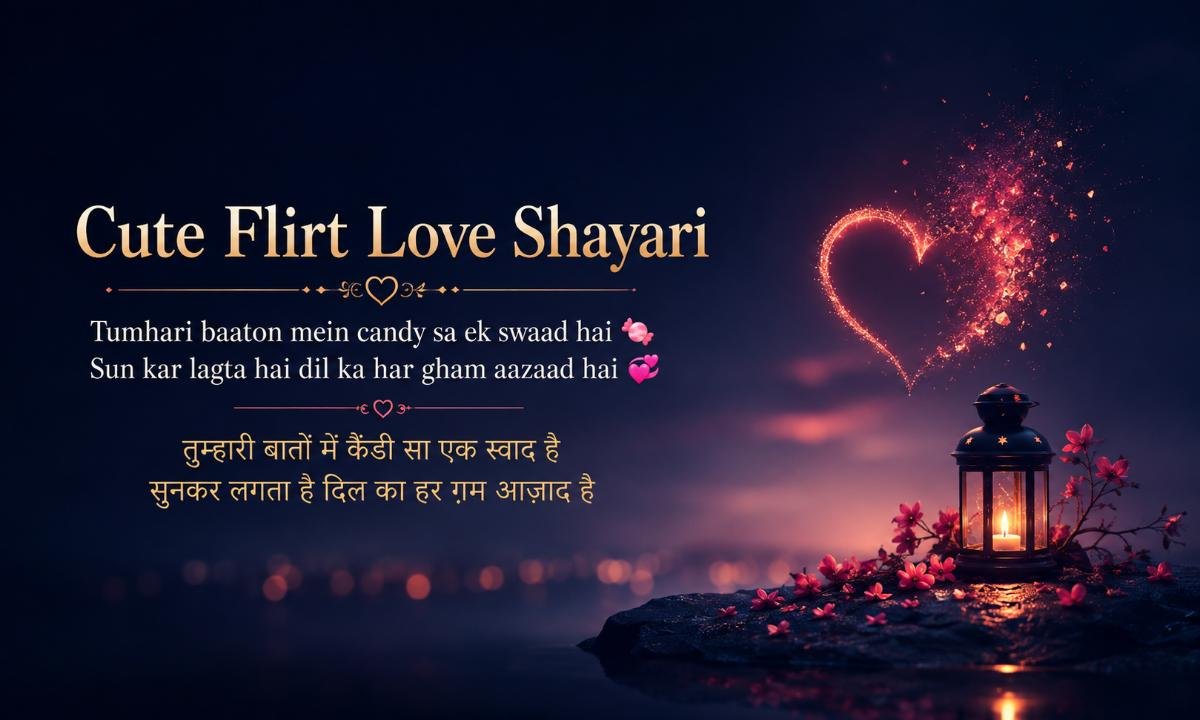 Cute Flirt Love Shayari