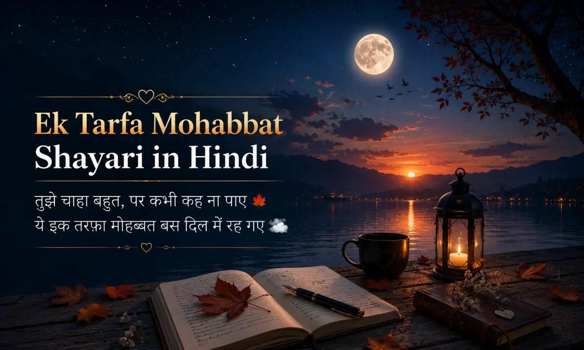 Ek Tarfa Mohabbat Shayari in Hindi