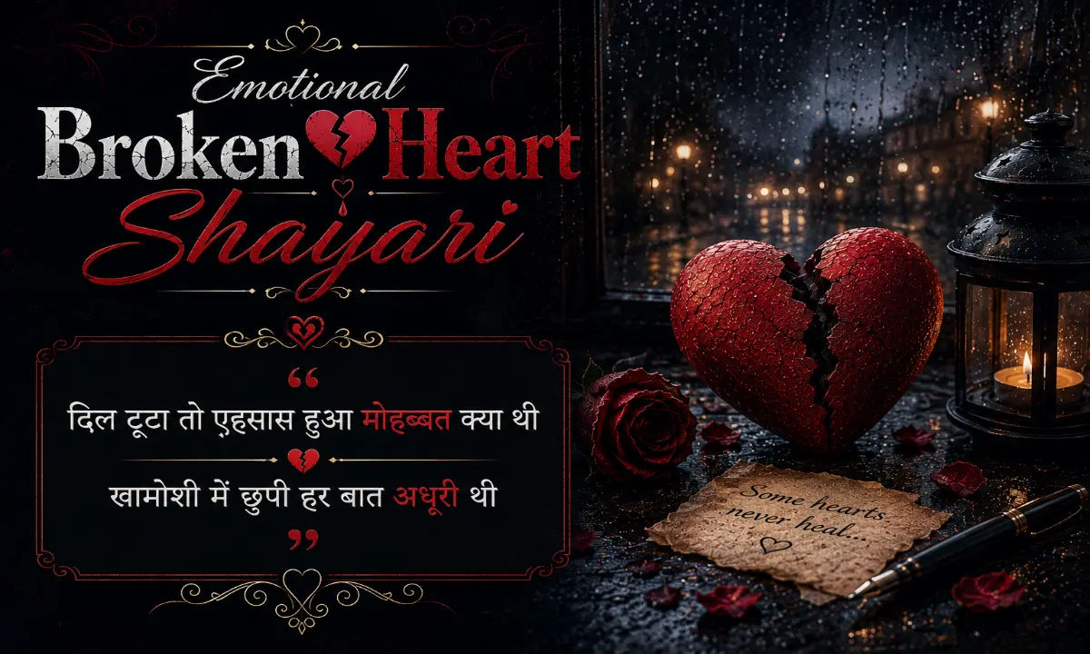 Emotional Broken Heart Shayari