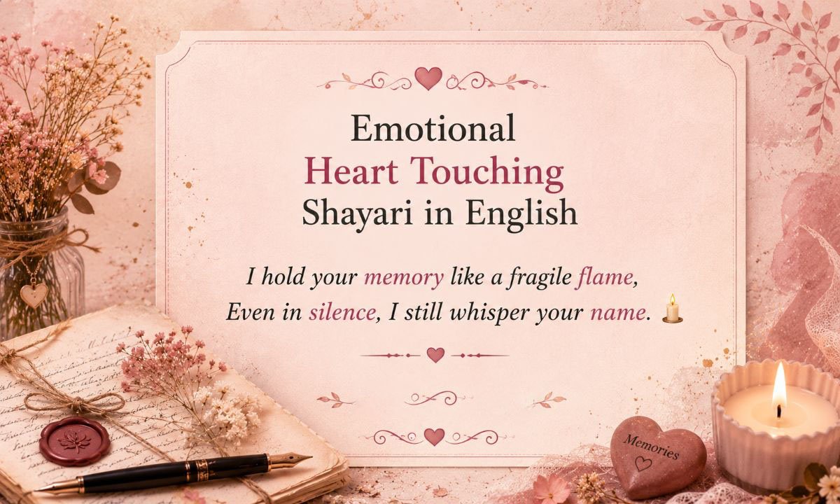 Emotional Heart Touching Shayari in English