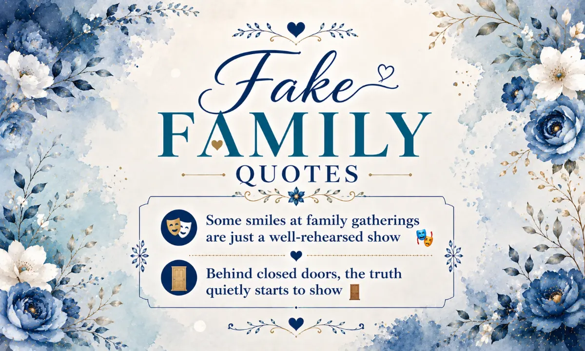 Fake Family Quotes