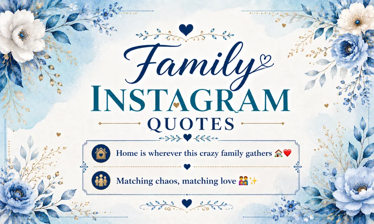 Family Instagram Quotes