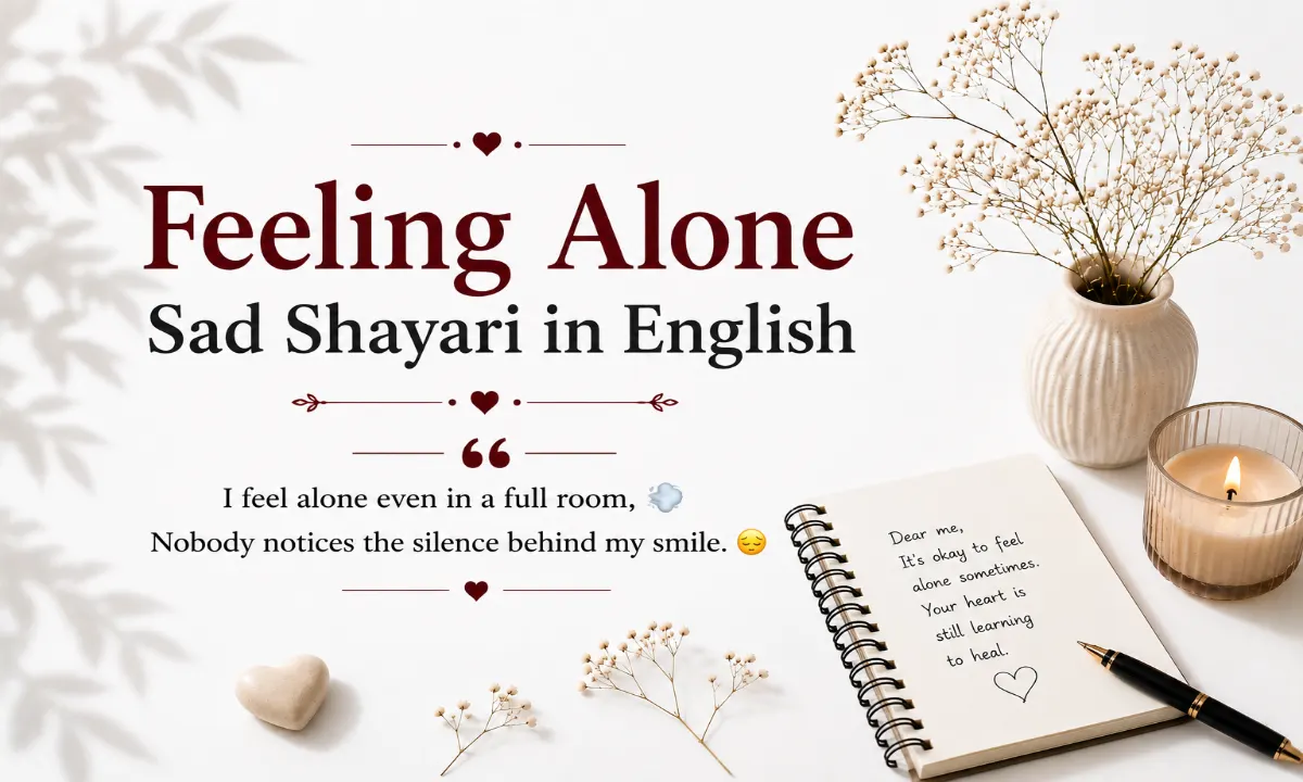 Feeling Alone Sad Shayari in English