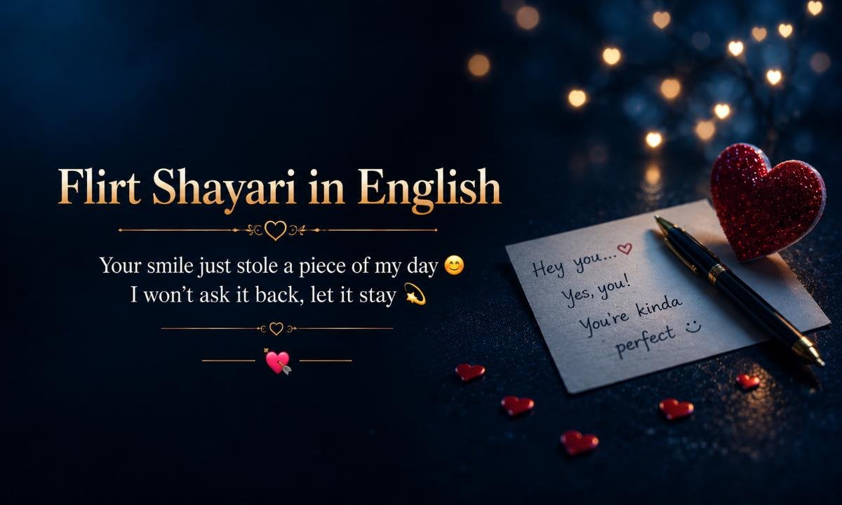 Flirt Shayari in English
