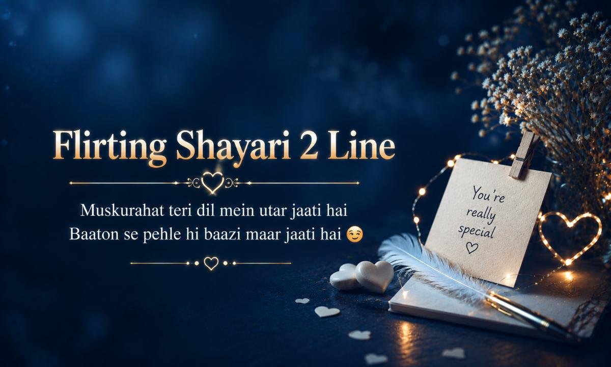 Flirting Shayari 2 Line