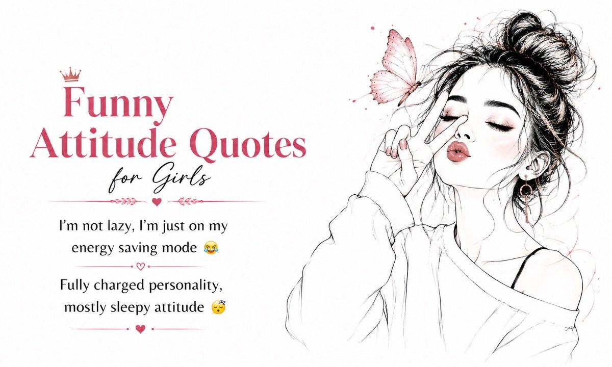 Funny Attitude Quotes for Girls