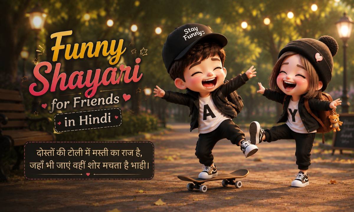 Funny Shayari for Friends in Hindi