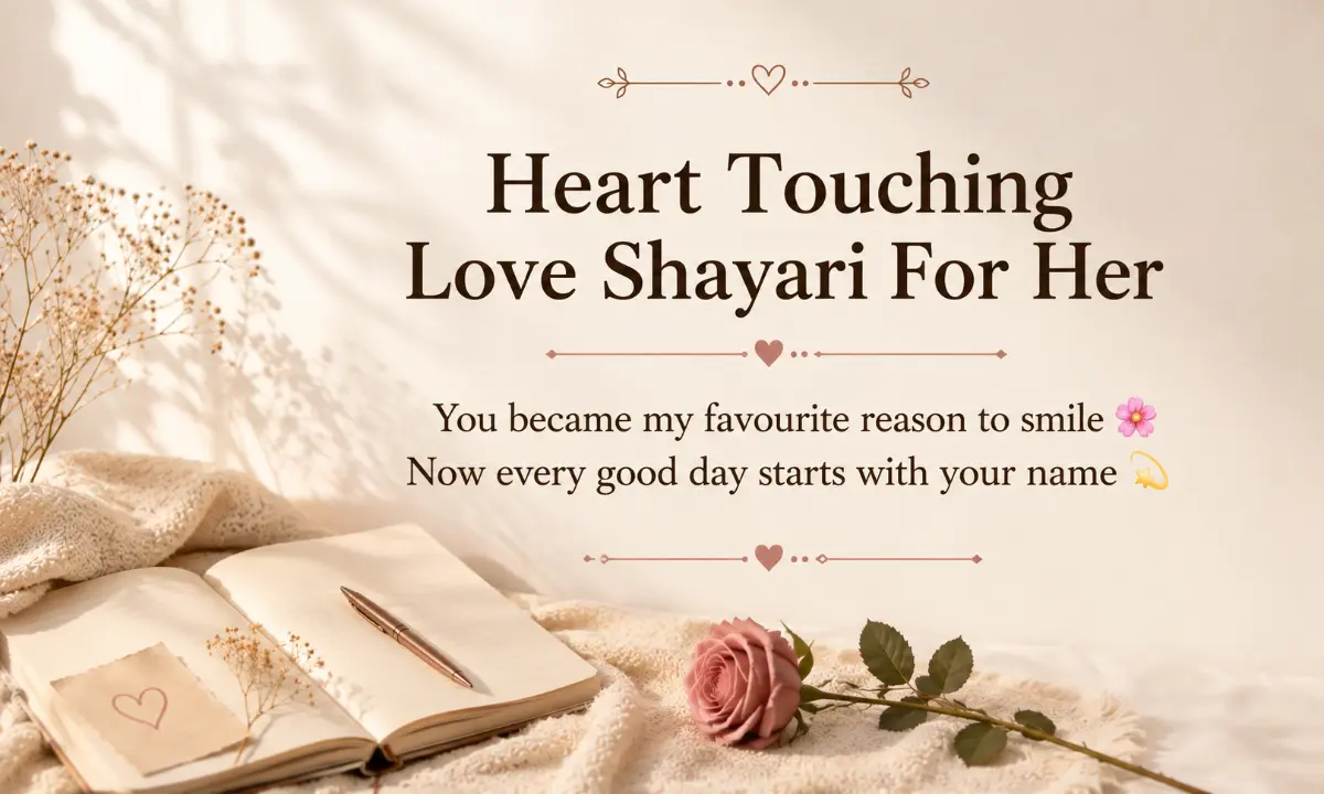 Heart Touching Love Shayari For Her