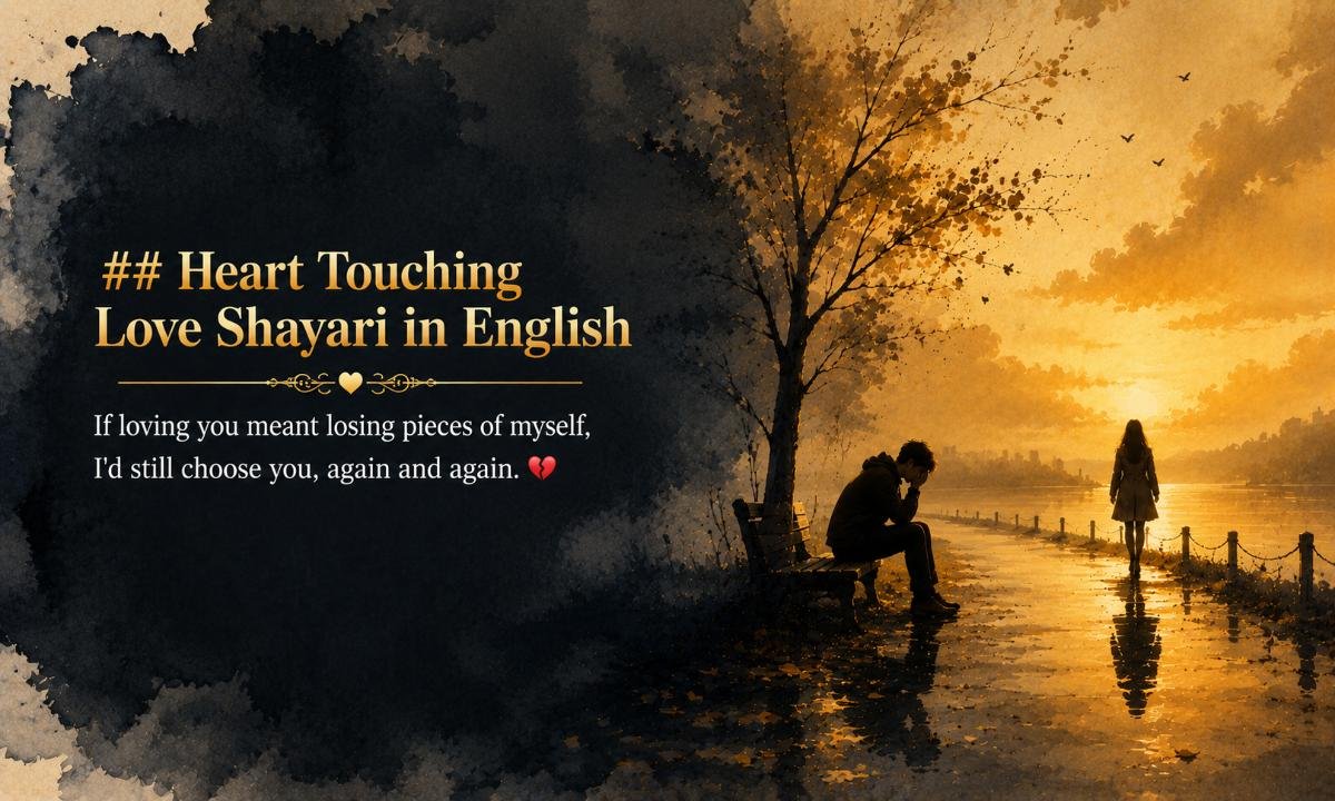 Heart Touching Love Shayari in English