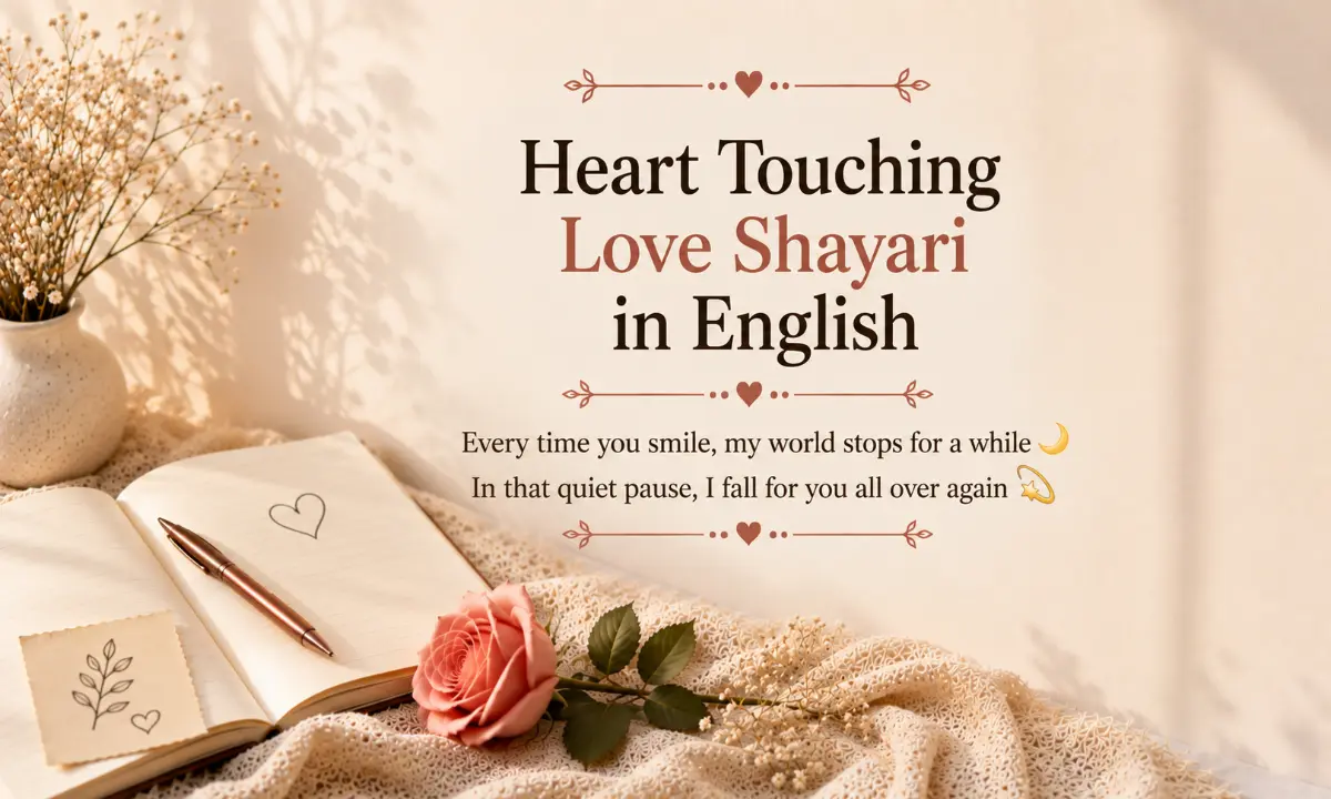 Heart Touching Love Shayari in English