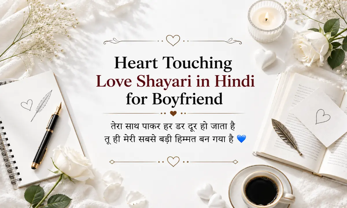 Heart Touching Love Shayari in Hindi for Boyfriend