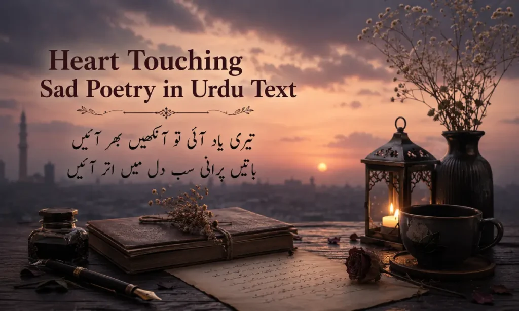 Heart Touching Sad Poetry in Urdu Text