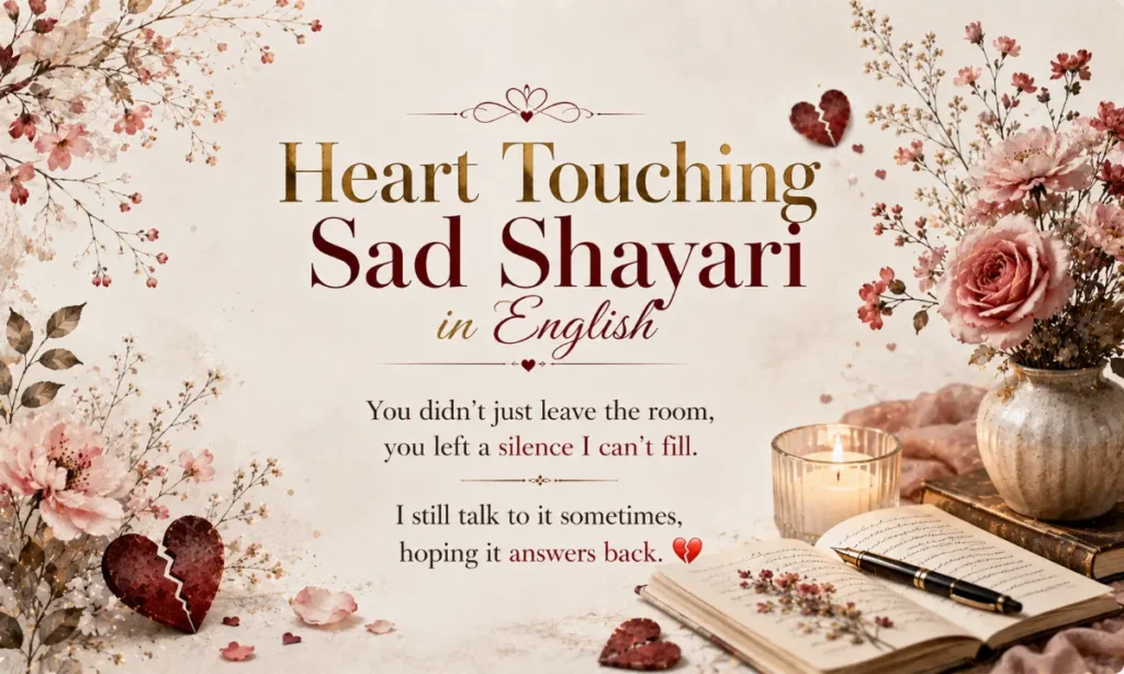 Heart Touching Sad Shayari in English